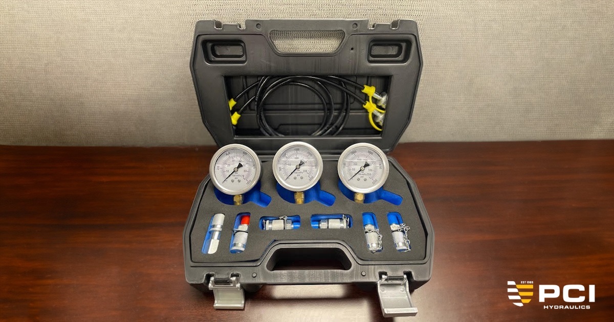 hydraulic pressure test kit case